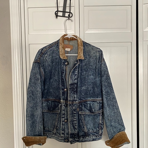 Vintage Levi Strauss Denim Jacket with Corduroy Lining - Picture 1 of 5